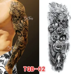Hot Sale Cheap Price Eco-friendly Full Arm Larger Temporary Tattoo Sticker For Men and Women