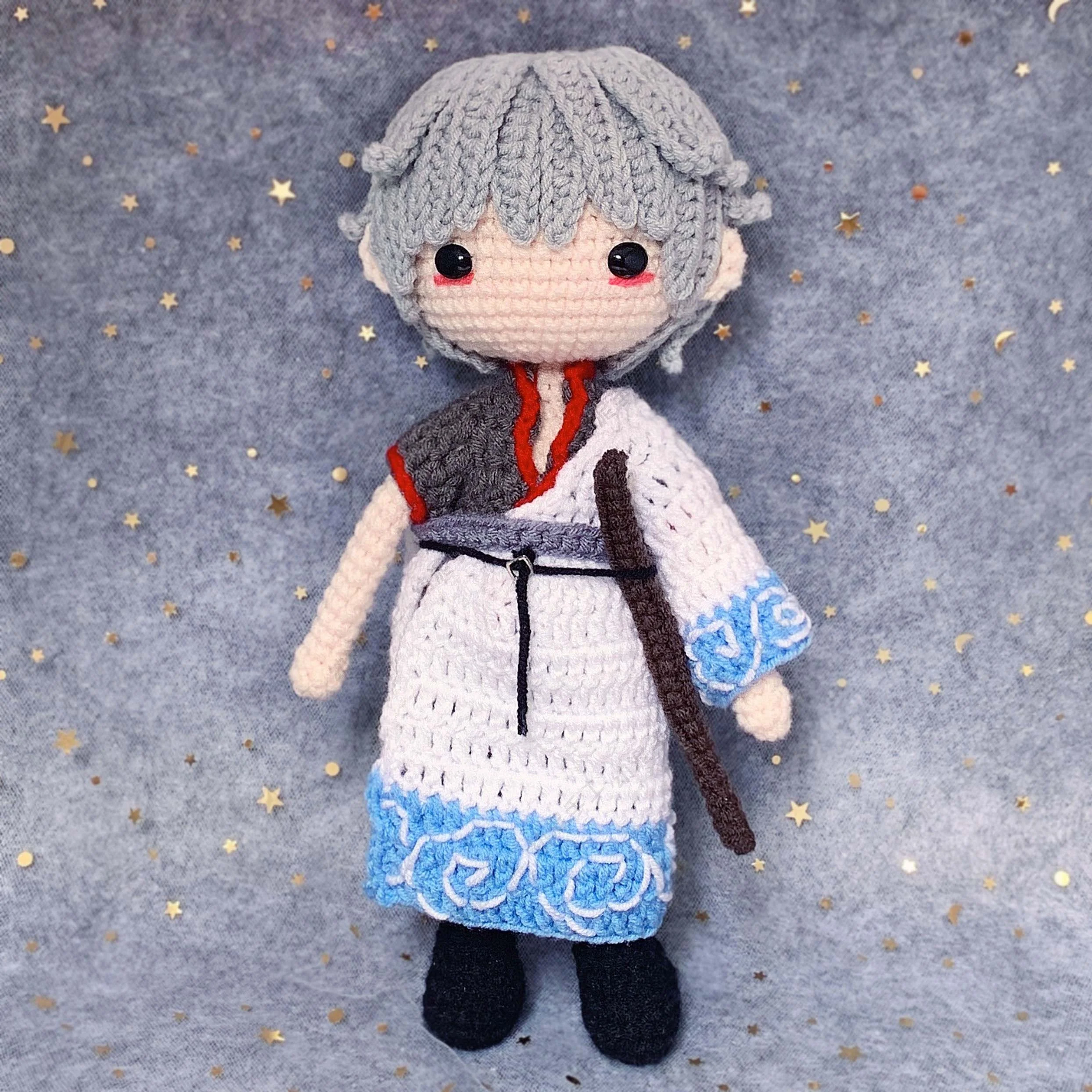 Custom Handmade Crochet Stuffed Animal Toy Hand Knitted Doll,Knitted Creative 100% Cotton baby toys