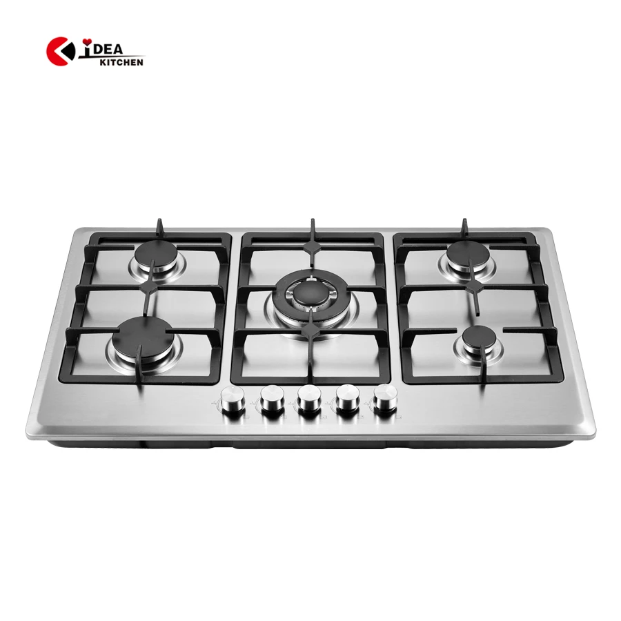 IDEA Professional Manufacturer Kitchen Cast Iron Built in Oven Stainless Steel Cooker Hob Gas