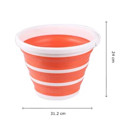 BPA free Collapsible Plastic Bucket Foldable Round Tub Portable Fishing Water Pail Space Saving Outdoor Water pot