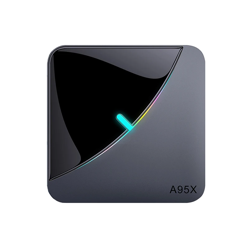  A95X F3 OEM Смарт-бокс Amlogic S905X3 BT RGB light 4 ГБ/64 Гб двойной Wi-Fi Android 9 0