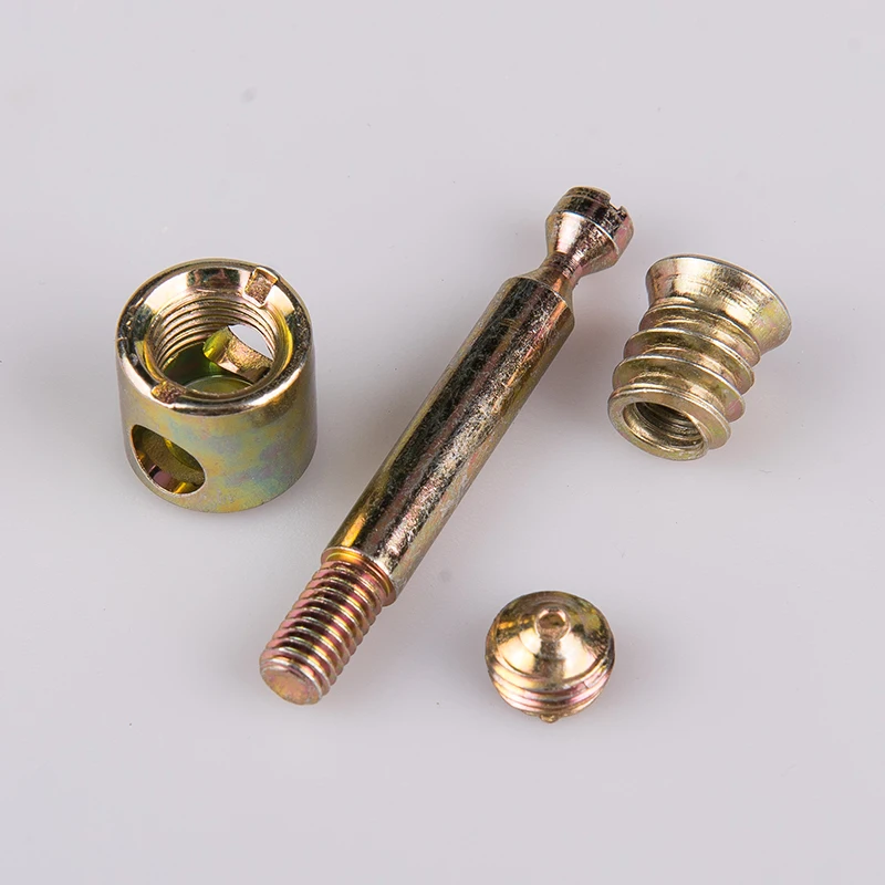 Professional Manufacture Hardware Fastener Fitting Connecting Bolt Dowel Pin Cam Lock - For Furniture