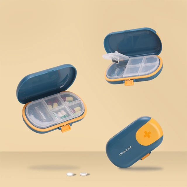 Portable Travel Pill Case Organizer Medicine Storage Container Drug Tablet Pills Box 4/6 Grids Plastic Pillboxes