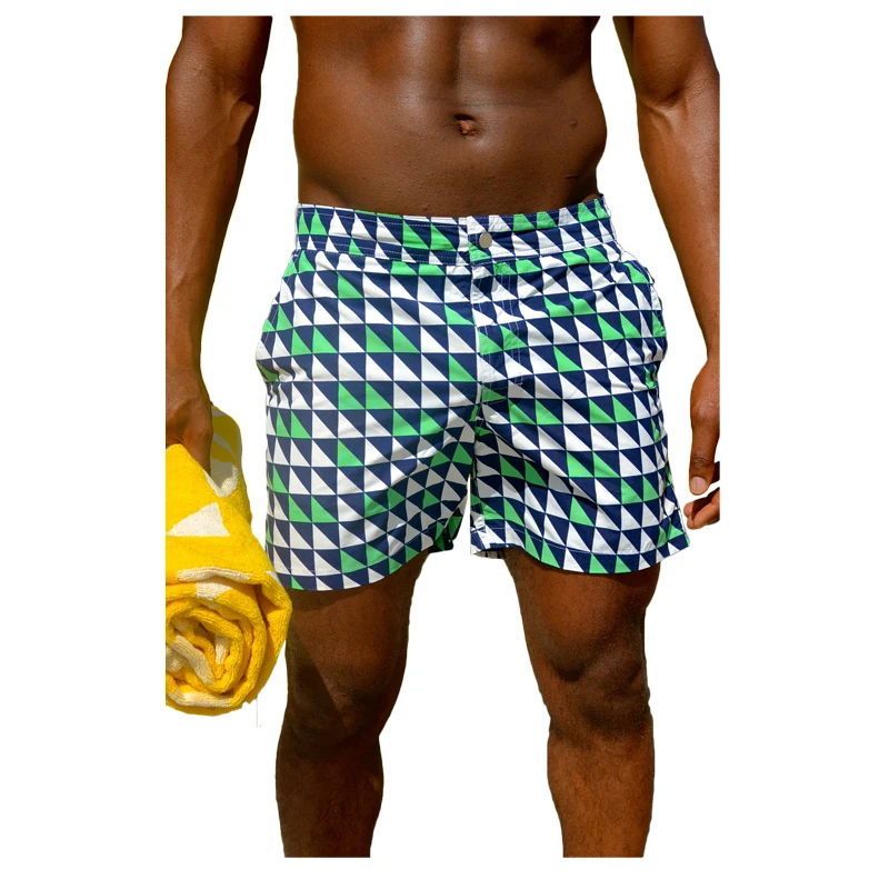 Customized Logo Men Summer Swimming Trunks Wholesale Jogger Beach Boardshort Mens Swim Swimwear Shorts