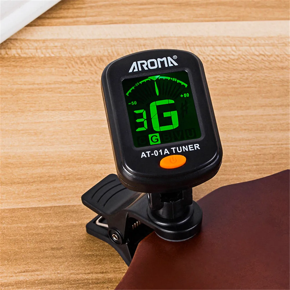 
AROMA wholesales guitar tuner guitar tuner classical guitar ukulele bass tuner musical instrument accessories 