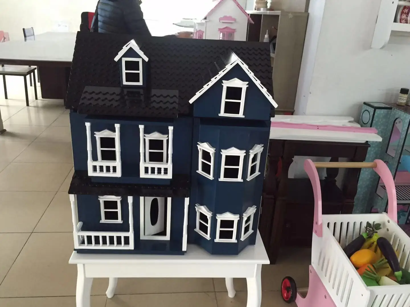 3D Diy Wooden Doll House Miniature Pretend Dollhouse Model Toy House Adventure Doll House for kids