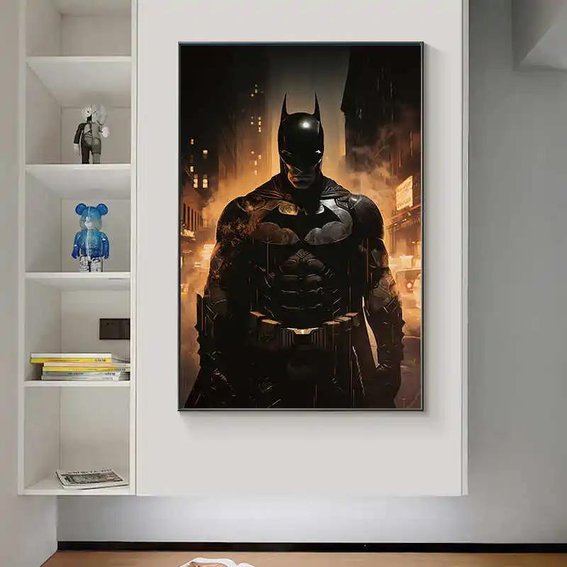 Super Hero Crystal Porcelain Painting Wall Art Frame Home Decoration Crystal Porcelain Oil Painting Home Decor