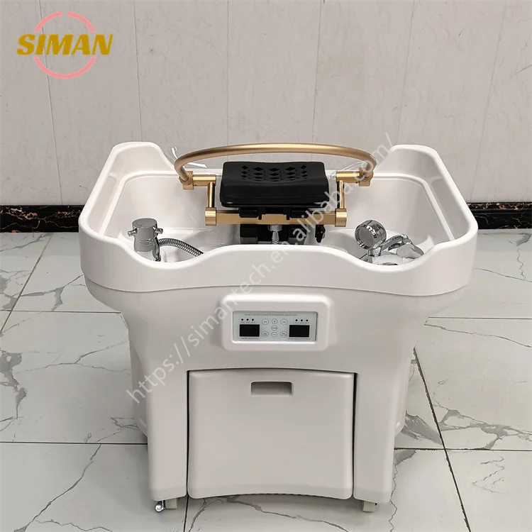 Siman Modern Hot Selling Shampoo Basin For Hair Salon Equipment Complete Functions Convenient Movement Multi -Purpose Use