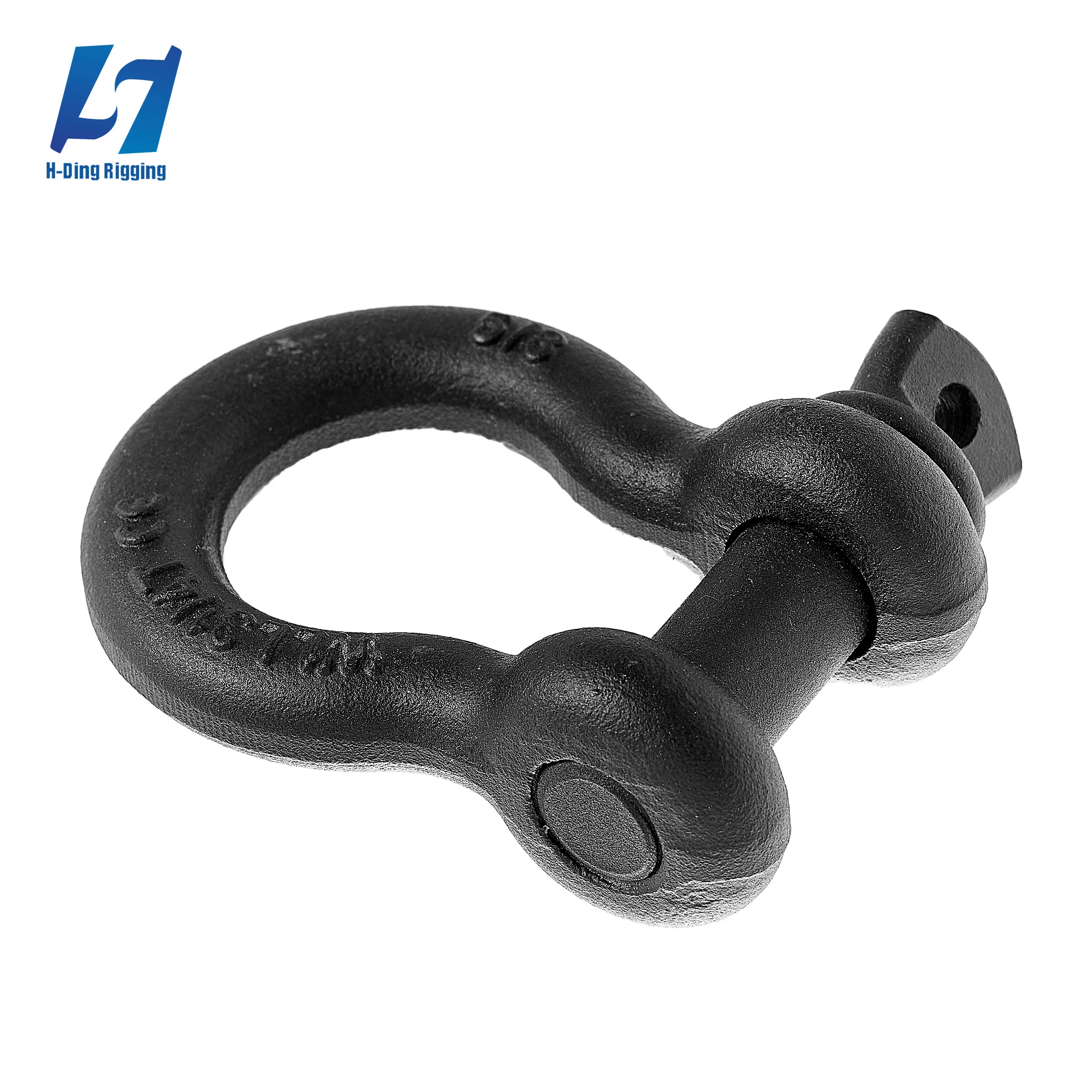 Rigging Hardware Wholesale Price G209 Black Painted Shackle  Red Painted Us Type Screw Pin Anchor Shackle Bow Shackle