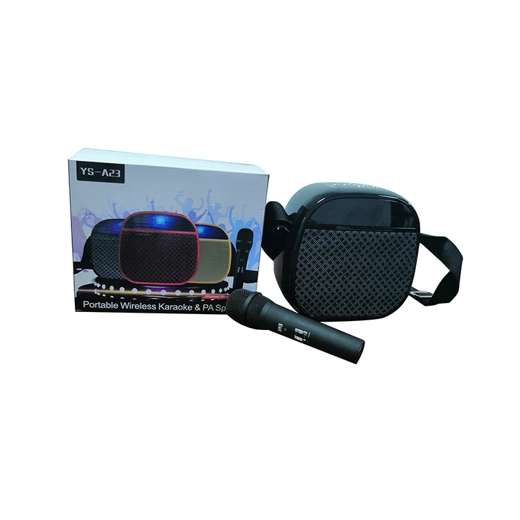 
YS-A23 Portable Wireless Karaoke Outdoor Subwoofer Usb / Tf/FM /Aux/microphone for Blue-tooth Speaker 