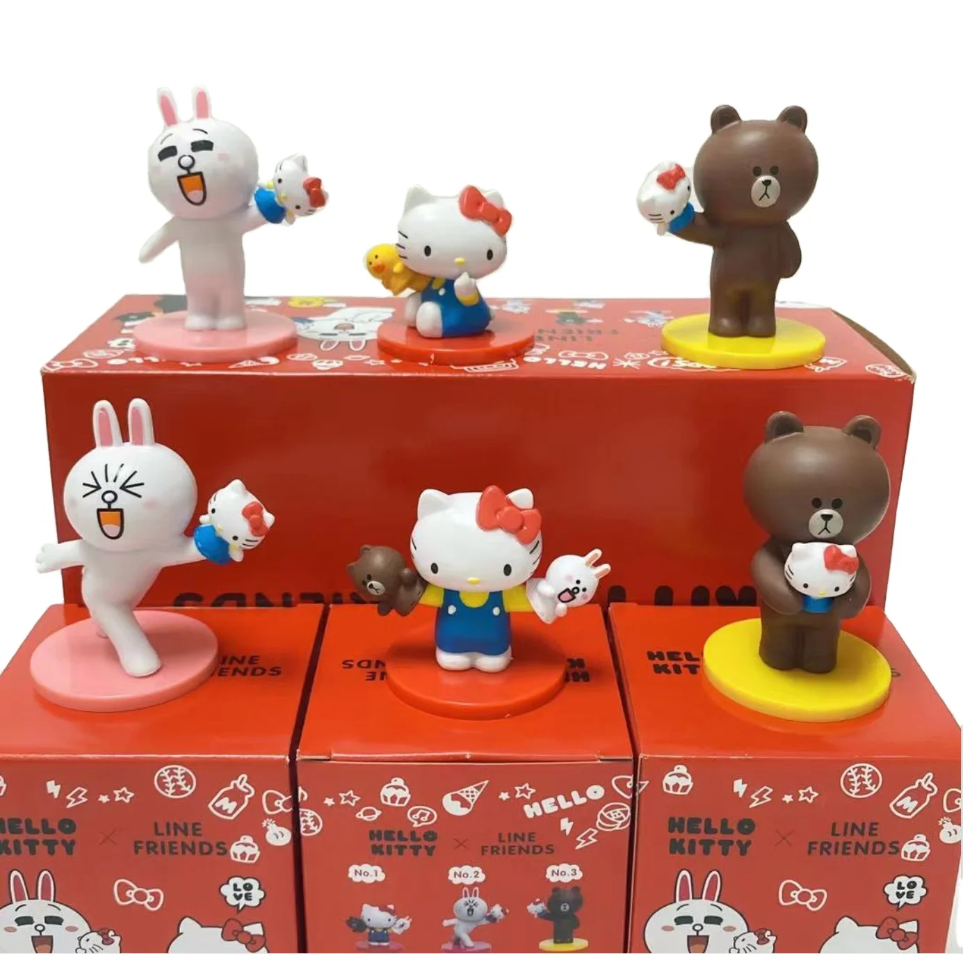 6 типов кошек, превращенных в Кени-кролик, декоративная кукла в потайную коробку с медведем, креативная Автомобильная кукла