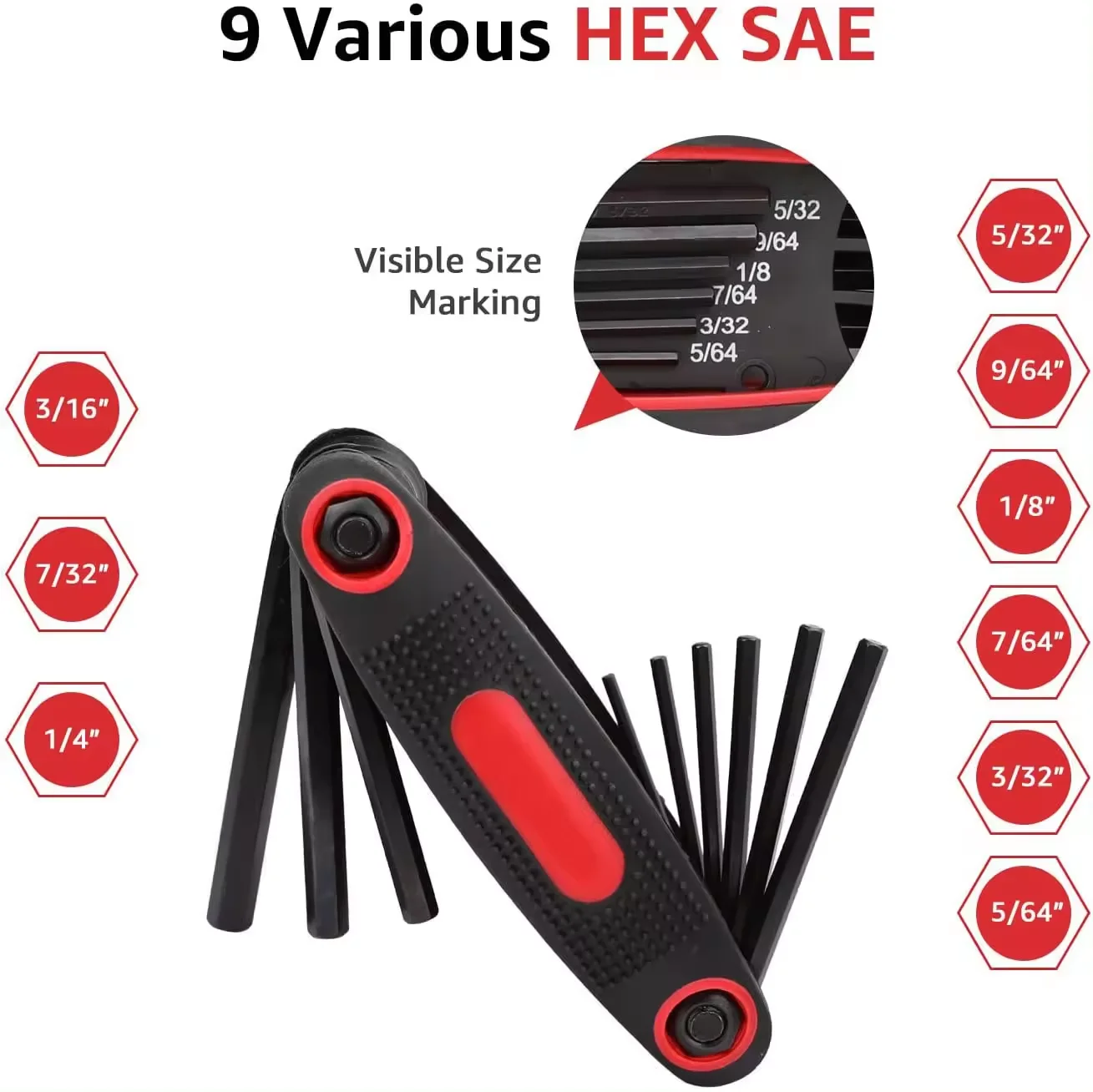 MRY Hex Key Set - 3-Pack, Metric/SAE/TORX