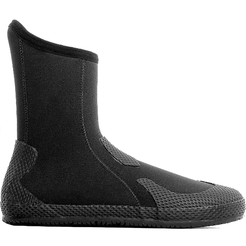Premium Neoprene Diving Boots 3mm 5mm Water Shoes GBS Wetsuit Booties Side Zipper with Anti-Slip Rubber Sole