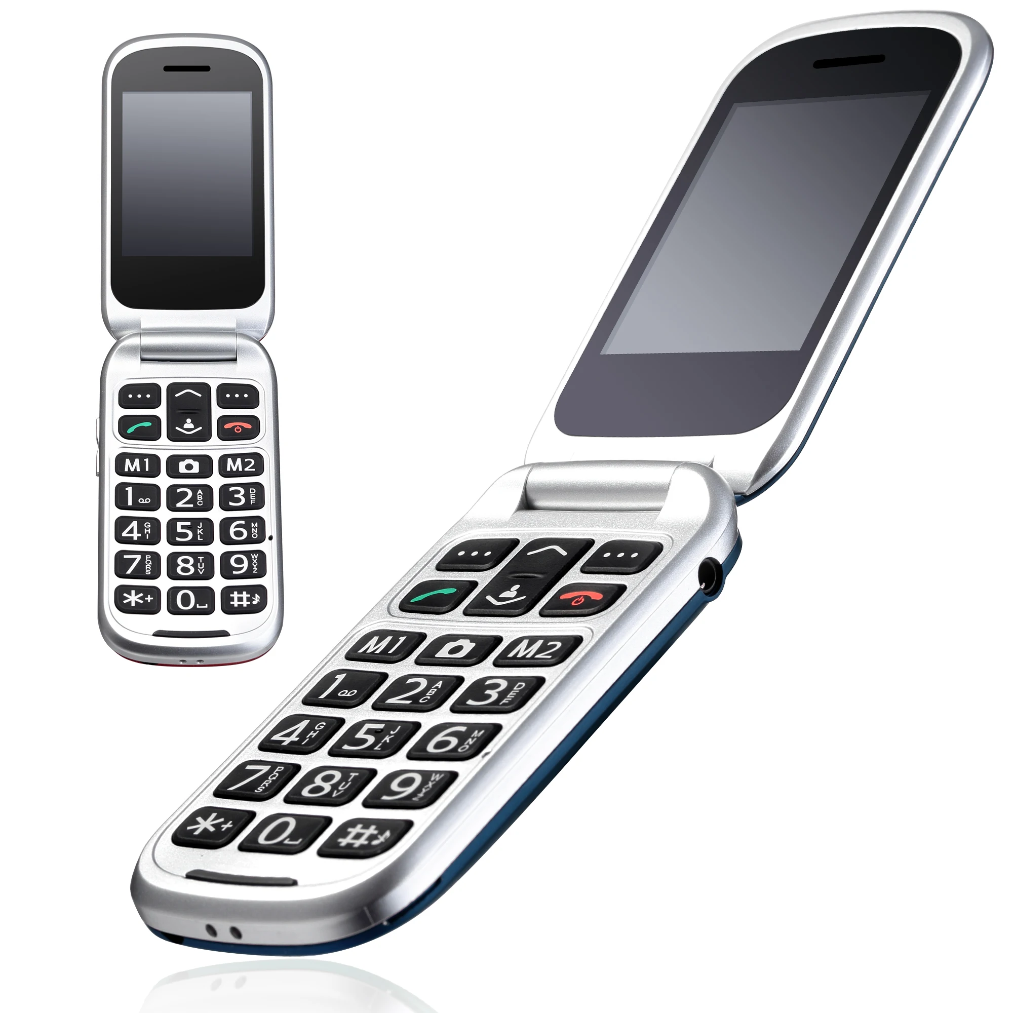 D302 Hot phone 1.77 inch cheap best selling low price senior citizen used flip mobile phones