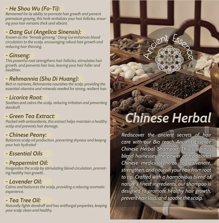 Free Sample 300ml Soothing Cleansing Shampoo Sulfate Free Herbal Nourishing Hair Shampoo