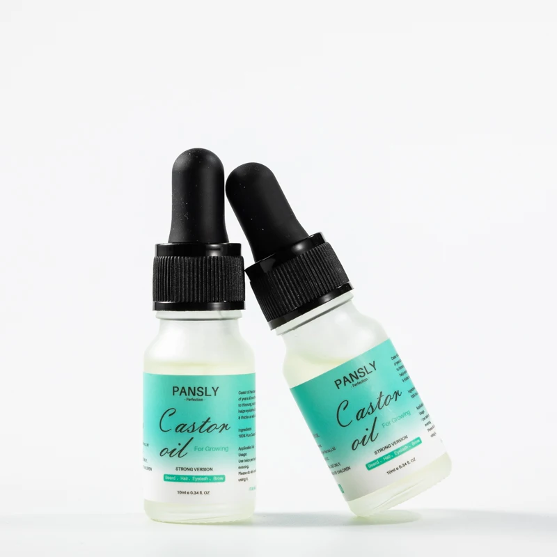 
New hot selling products eyebrow growth oil castor cold pressed bulk 