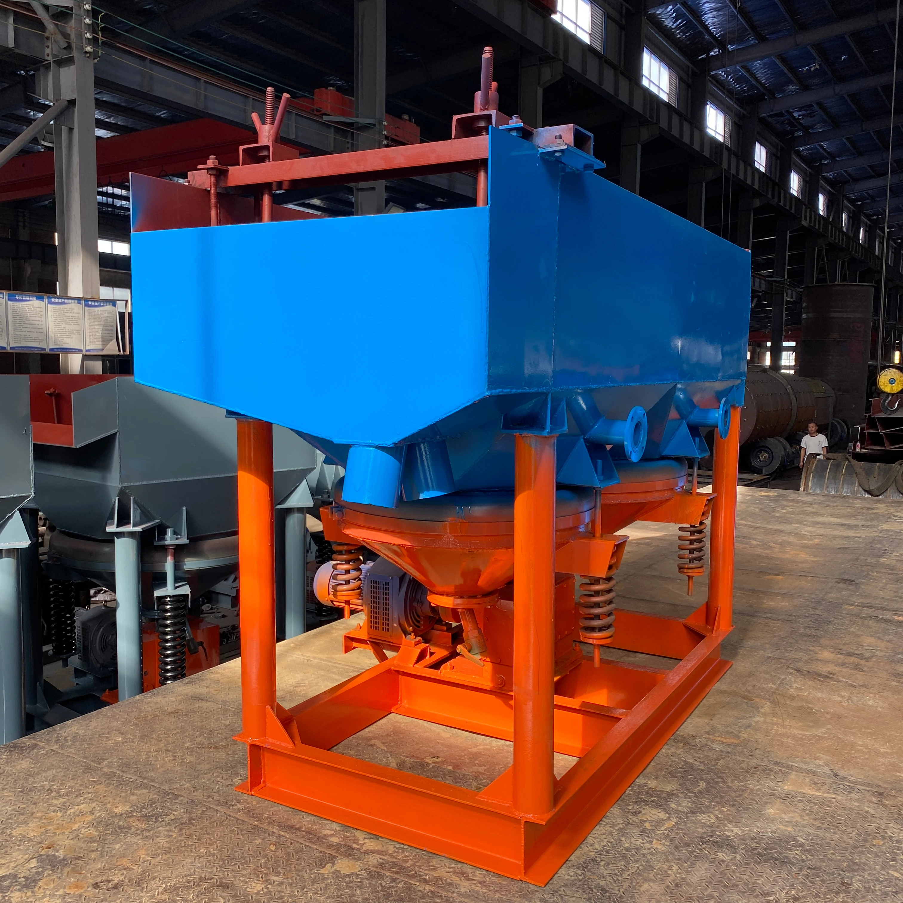 India Hot Sale Jigging Machine for Ore Beneficiation Iron Coal Bauxite Manganese Barite Jigging Machine