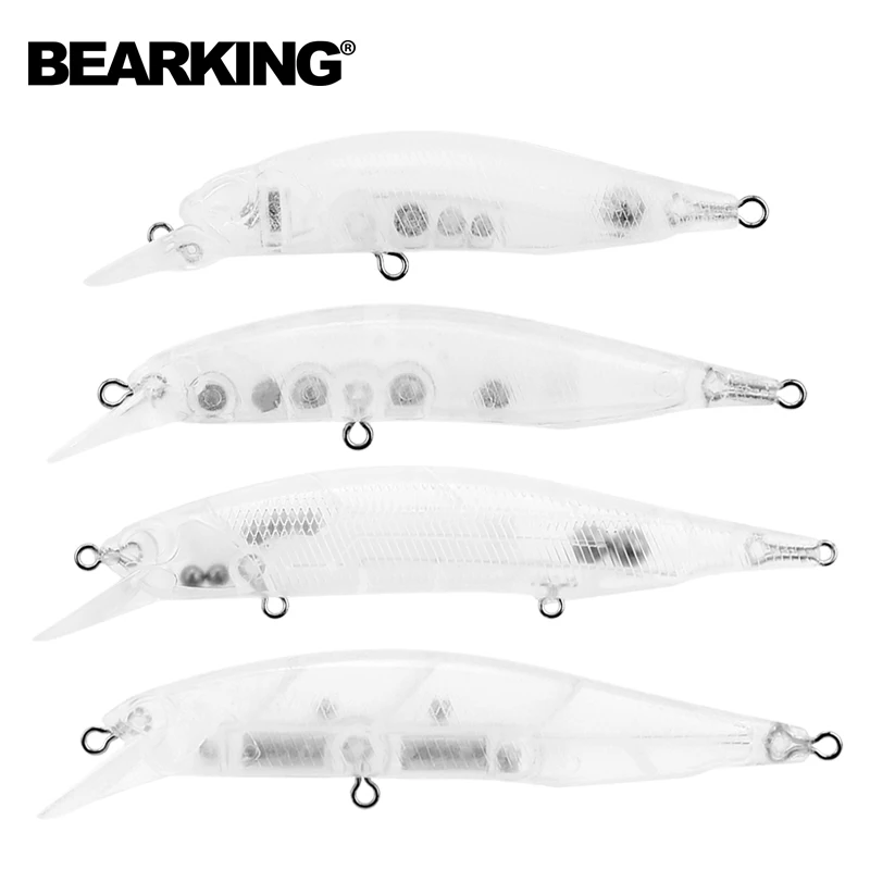 Неокрашенная рыболовная приманка Bearking, блесна, блесна