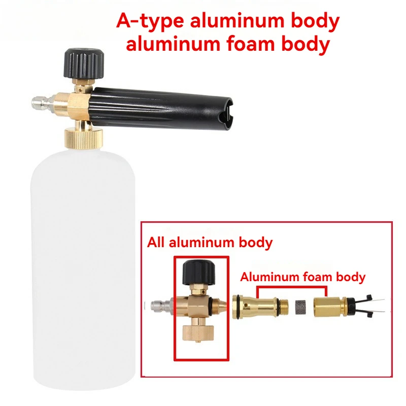 Lingzhen High Pressure Car Cleaning washing spray water Gun  aluminium Plastic garden Pressure Washer Kit