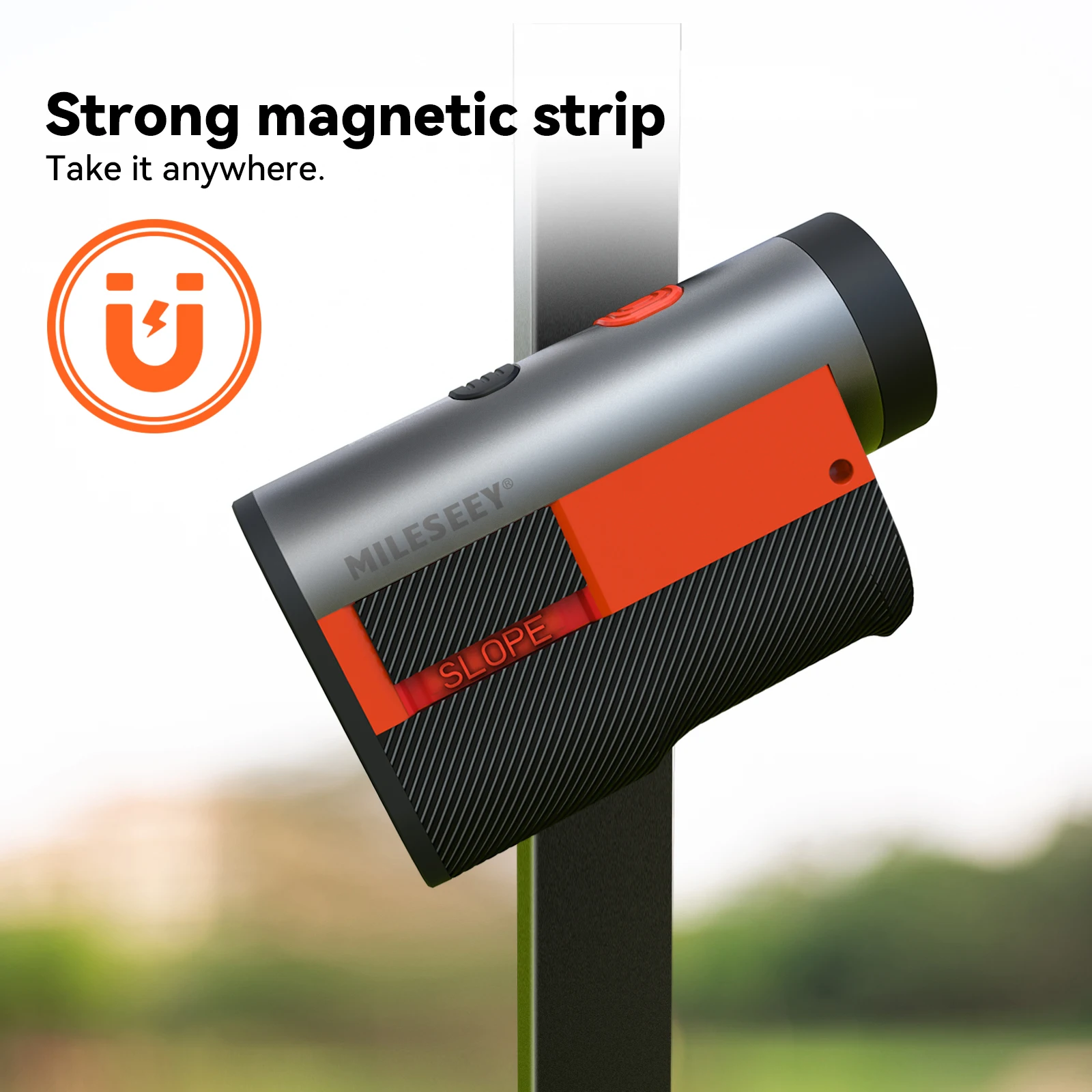 Custom Logo Mileseey GPF12 600M Range Magnetic Strap Golf Rangefinder Case Laser Rangefinder