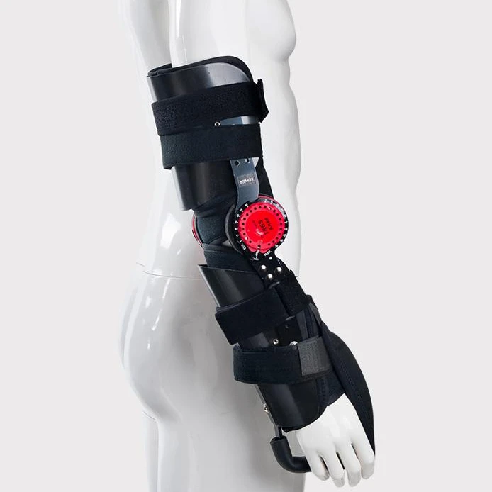 full motion  physical therapy hinged  adjustable medical elbow support brace immobilizer splint orthosis equipment for fracture