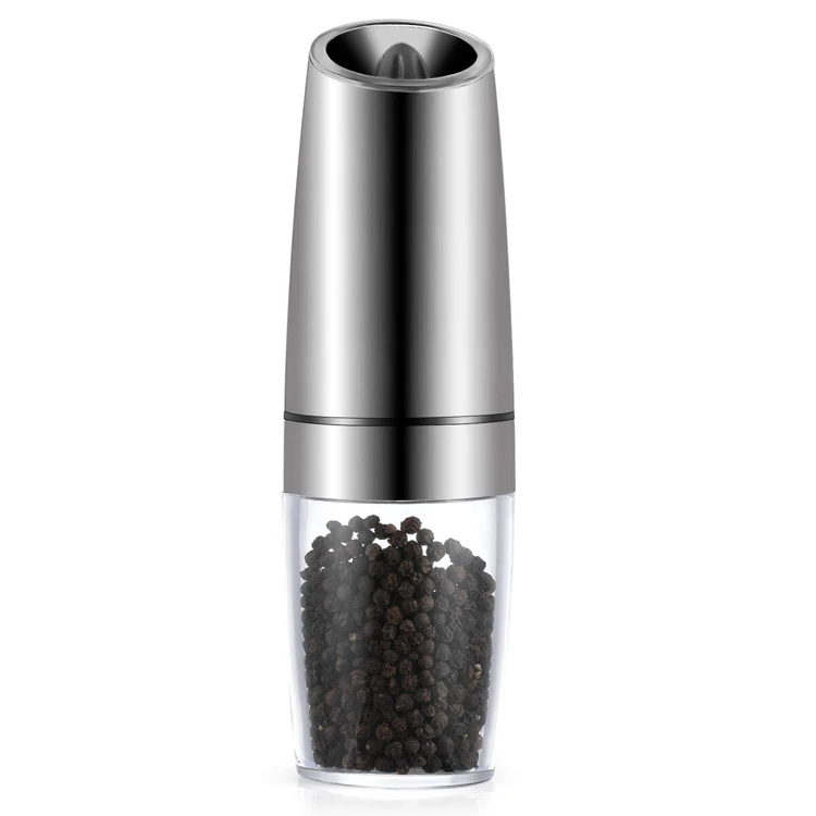 Electric gravity automatic induction pepper and salt grinder LED Light operate by the gravity induction principle