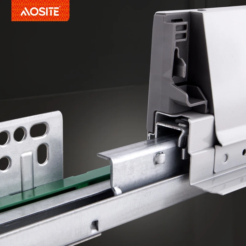  UP01 FURNITURE DOUBLE WALL DRAWER SLIDES INNER BOX SOFT
