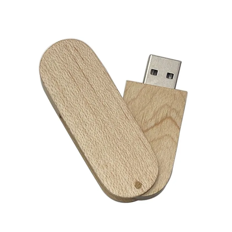 Premium Custom Logo USB 3.0 Flash Drive Memory Card High Quality Business Custom Gift Laser Engraved Wooden Box Cheap Promotion