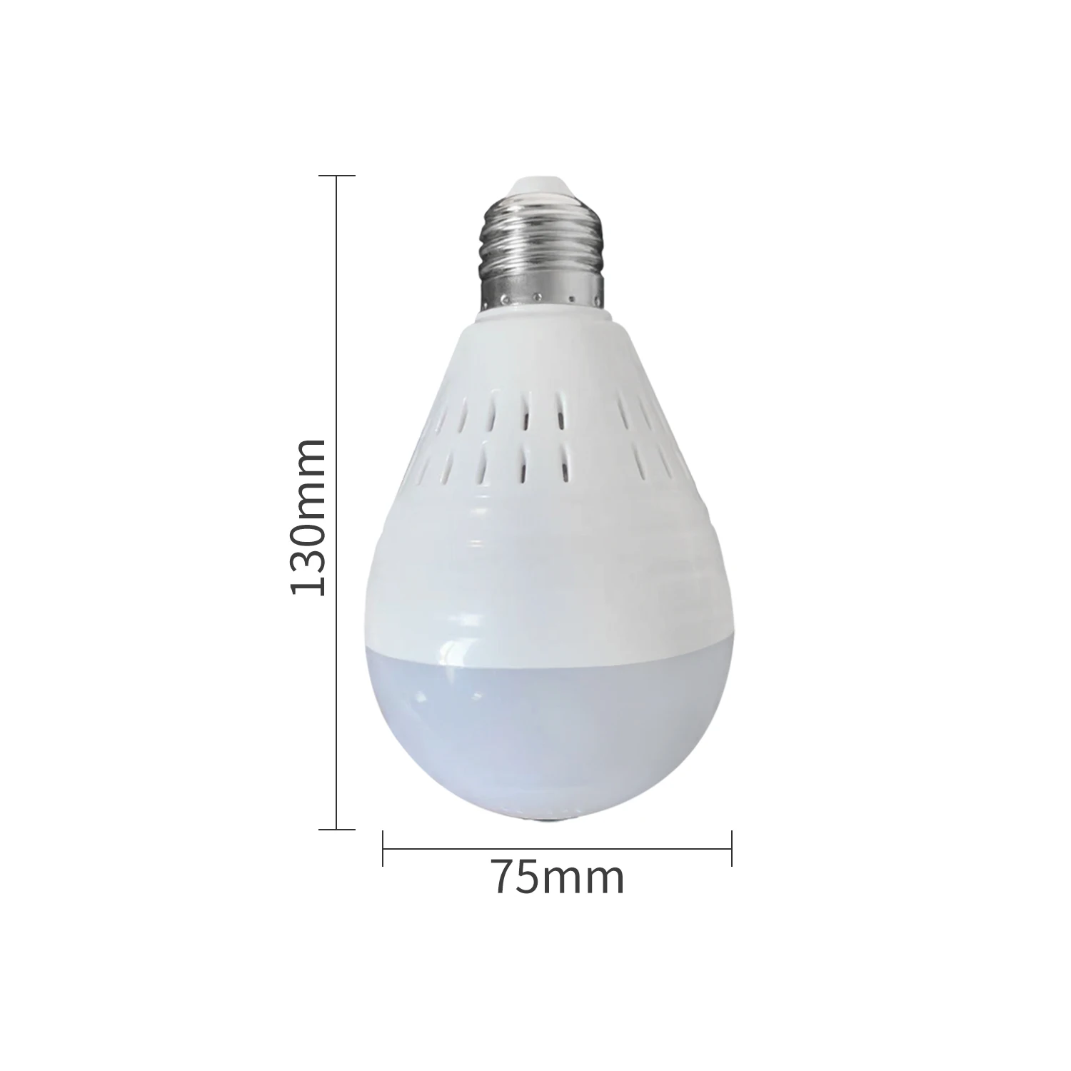 Manufacturer V380 Mobile Remote CCTV Camera Support SD Card Fisheye Surveillance CCTV Security 360 Degree View Bulb Camera