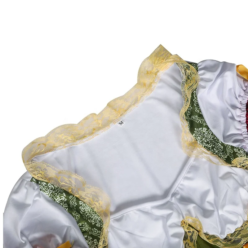 Женское немецкое платье-дирндл MANNI, баварские костюмы на Октоберфест для Хэллоуина, карнавала