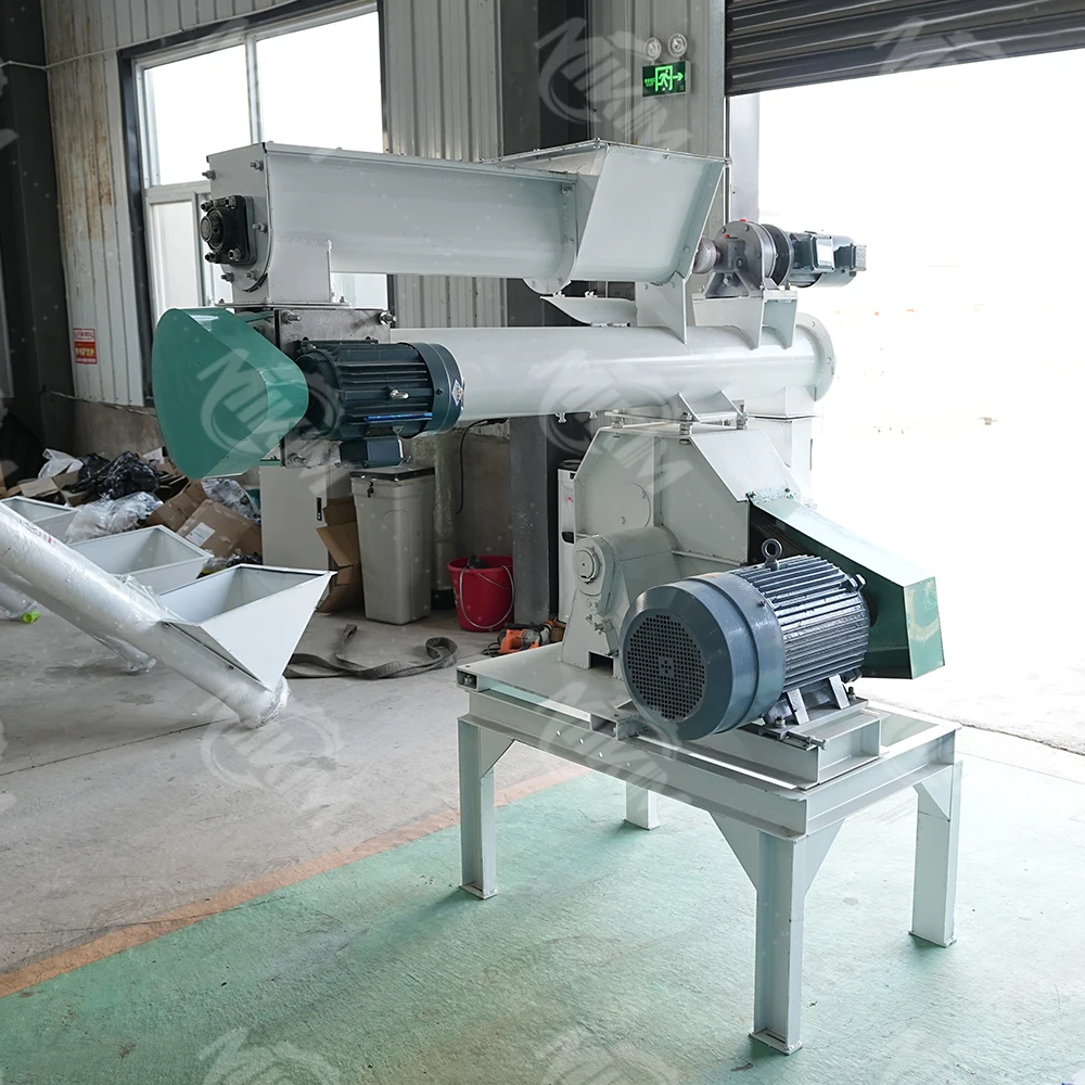 SZLH320 livestock feed ring die granulating machine stainless steel feeder feed machinery granulating equipment