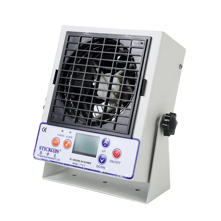 High quality industrial ionizing fan DC type removal ion blower static eliminator single ionized fan