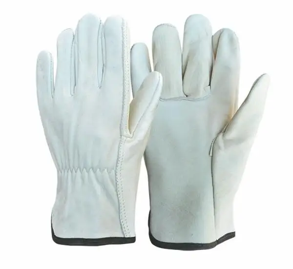 goat sheep leather working driving glove