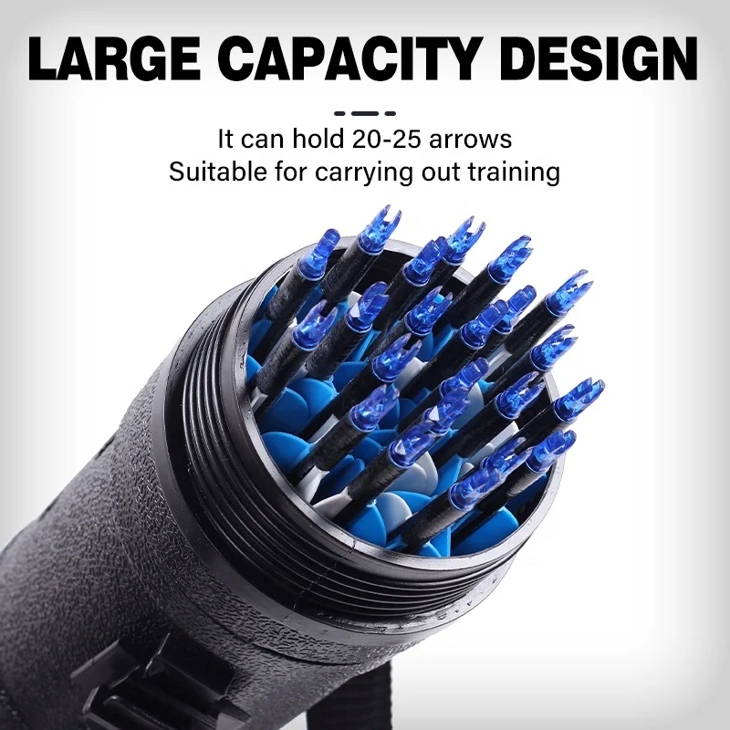 Archery Arrow Tube Compound Recurve Bow Adjustable Hunting Quiver Equipment Fiberglass Carbon Arrows Plastic Backpack Case