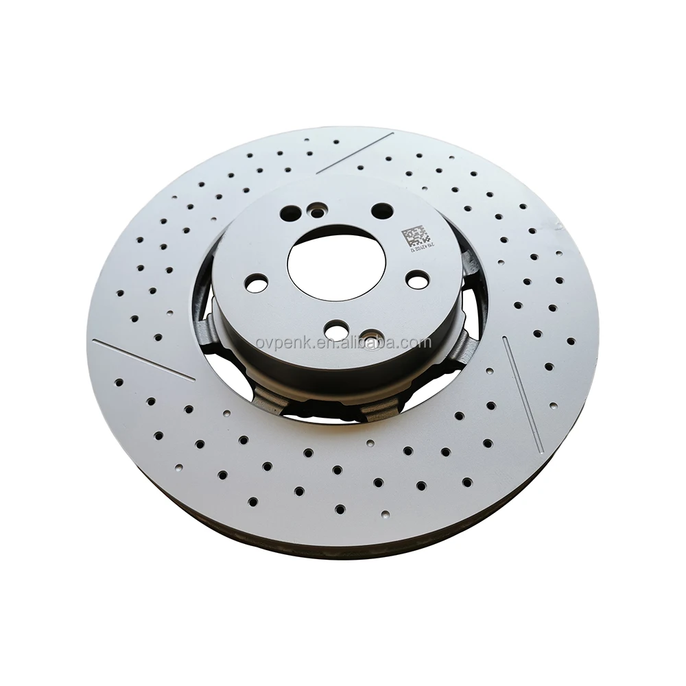 Genuine For Mercedes-Benzs C CLS SL SLK E 63 55 AMG Class C-CLASS W204 W211 Front Brake Disc Rotor NEW 2194210212/2124210512