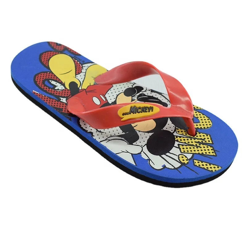 kids beach eva flip flop slippers printed