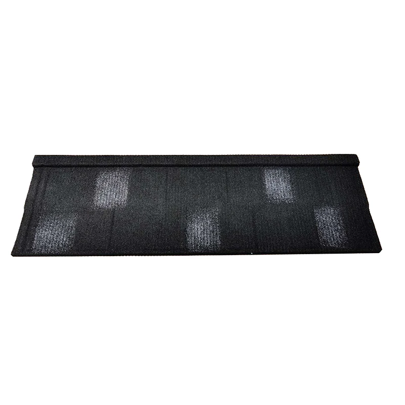 Easy To Install Synthetic Resin 0.4mm Stone Coated Roofing Tile Metal Shingles Roof Tile