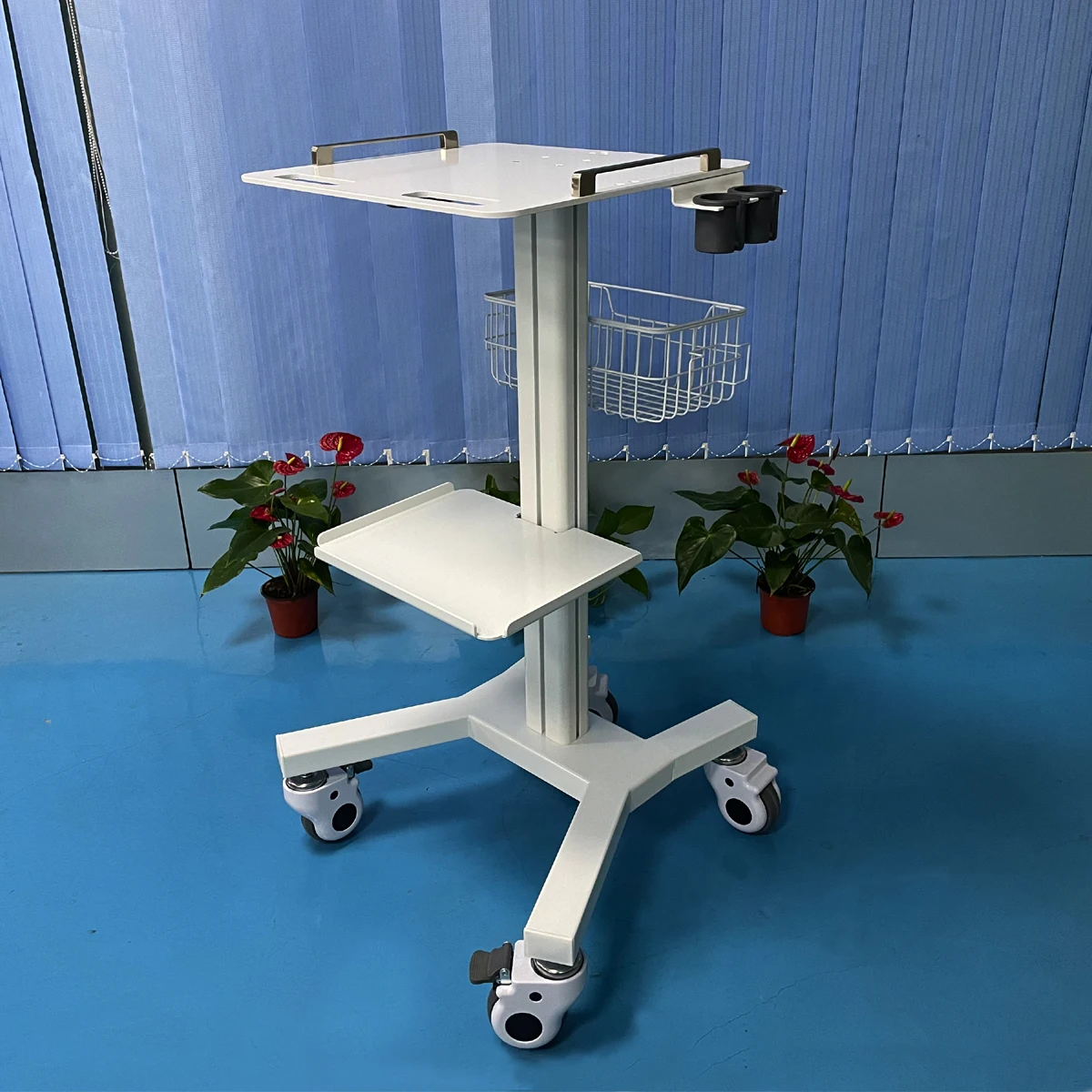 Aluminum alloy Multi-Functional Ecg/Ultrasound Computer Medical Trolley NBR-CT-32 For Mindray