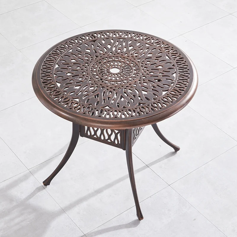 Luxury Modern Casting Aluminum Outdoor Garden Table  In Cheap Price