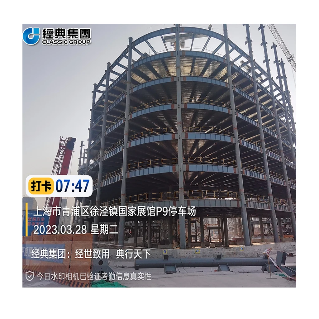 heavy steel high rise steel structure hotel good appearance life long 70 year steel shopping mall