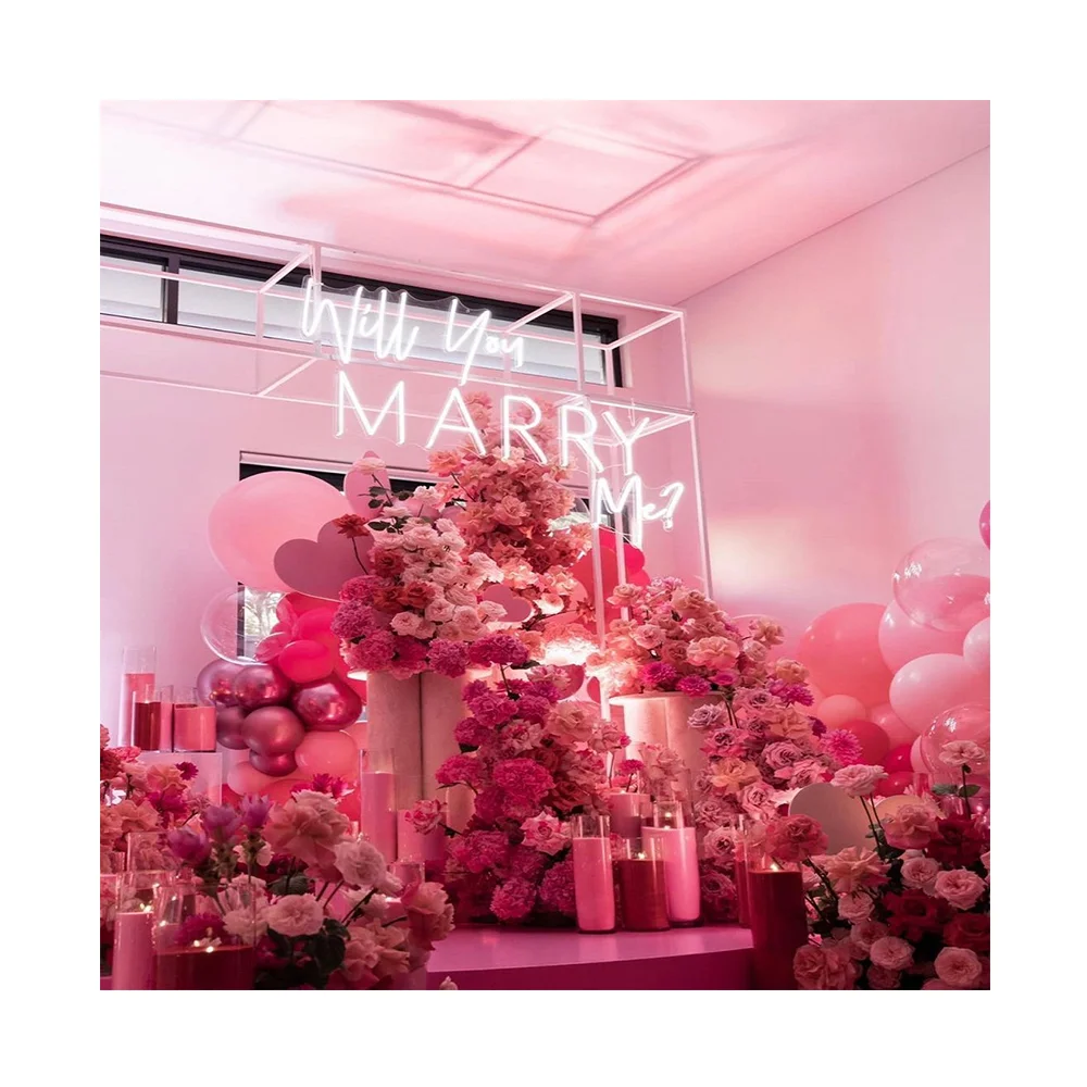 Winbo custom acrylic party neon lights illuminated signboard picture booth decoration trending wholesale sign neon