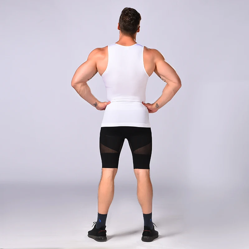 New Design Bodywear Mens Slimming Bodyshaper Compression Tank Top Slim Fit Undershirt Shapewear Body Shaper