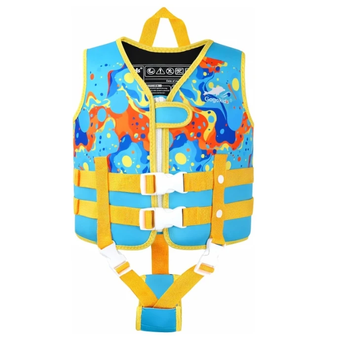 Gogokids New Arrive Puddle Trainer Vest EPE Neoprene Floating Kids Aid Paddle Surf Swim Vest Jacket For Learning Life Vest