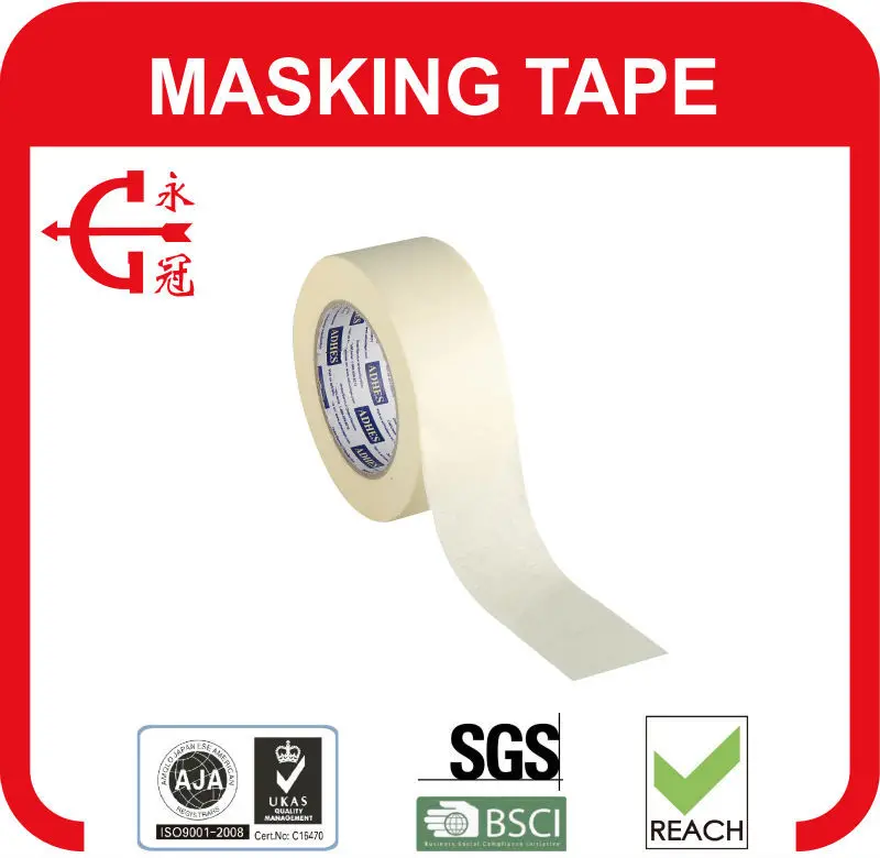 2cm width Wall Painting White Paper Adhesive Tape Drawing No Trace Masking Tape