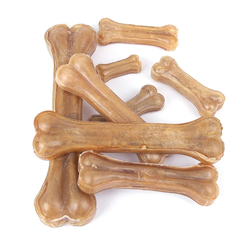 Amazon hot selling Tough Durable Extreme Power Chewer Bone Natural cowhide Bones Chew Dog toy