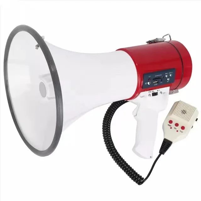 Factory outlet megaphone  ABS Support usb/bluetooth Portable 50W Speakers megaphone