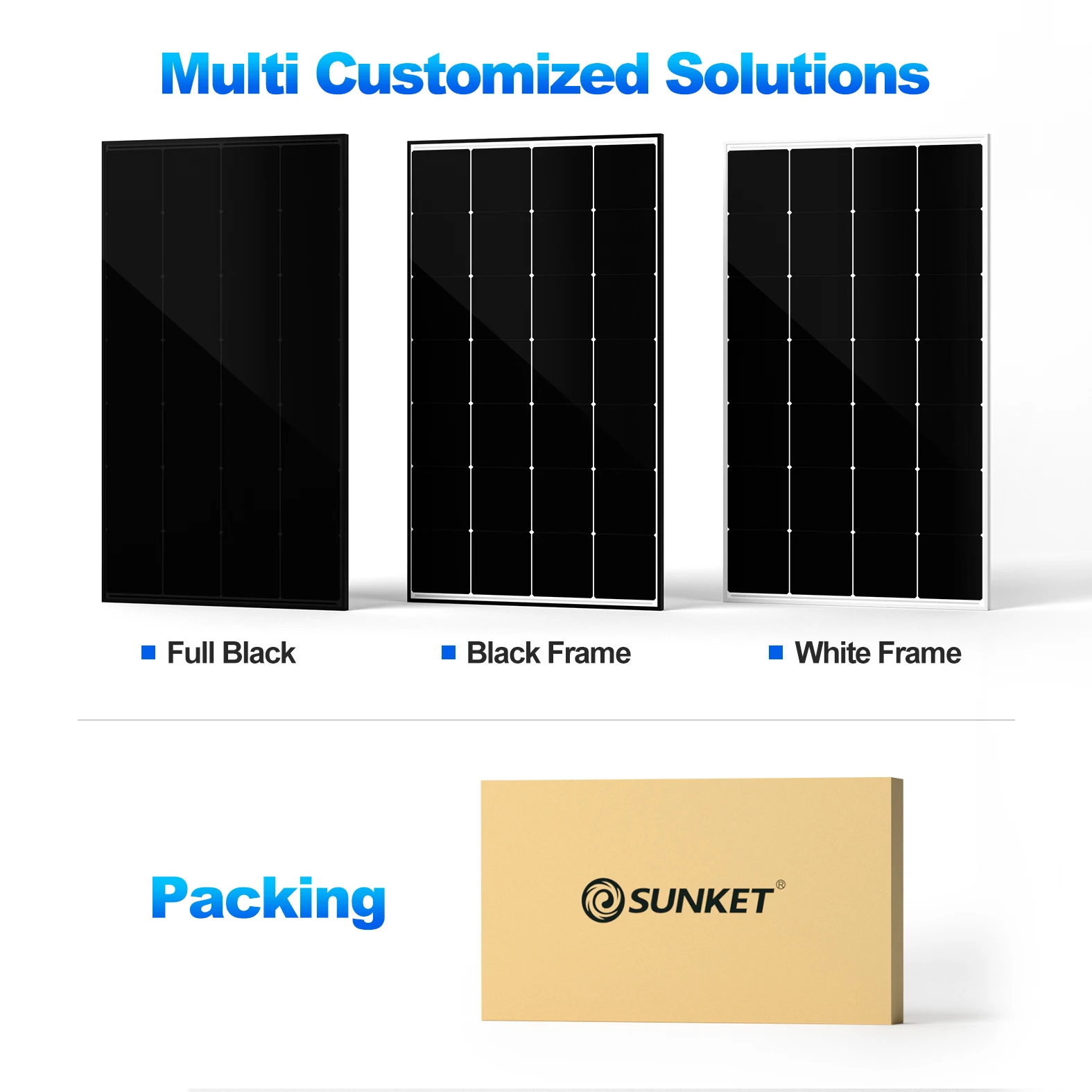 Black BC Solar 300 watt 200 watt Home Solar Panels 250w Mono Crystalline For VAN Rvs