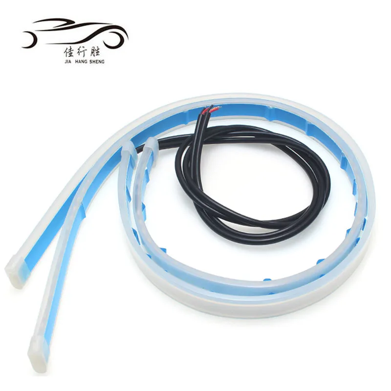 Лидер продаж, новейшая СВЕТОДИОДНАЯ лента RGB 1,2 м с динамическим тормозом и поворотным сигналом, Автомобильный задний фонарь