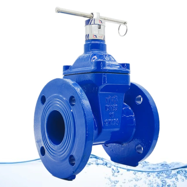 The valve stem adopts stainless steel three-way O-ring sealing ring and encrypted flange gate valve without external leakage