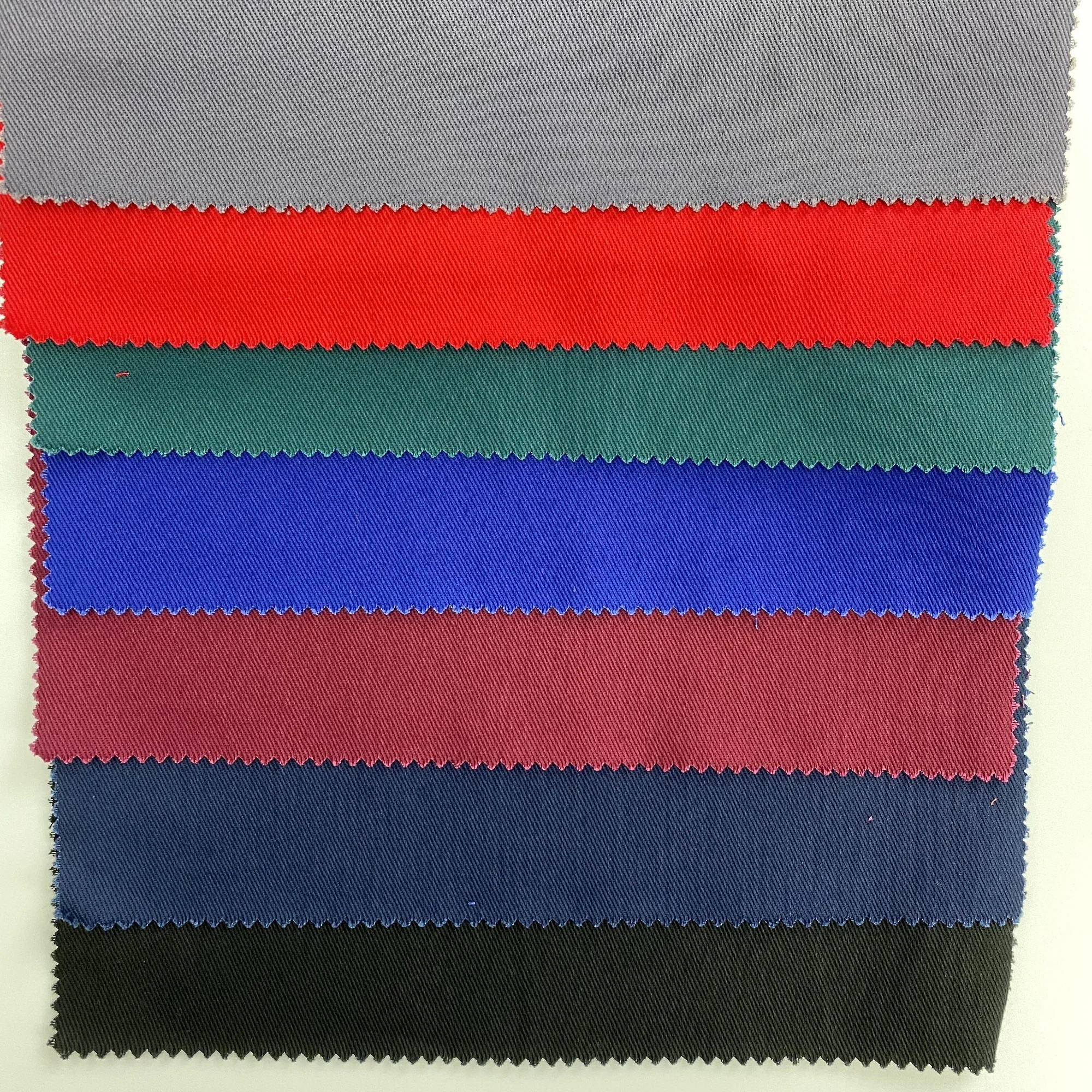 Высококачественная непрерывная саржевая джинсовая ткань 10s x 10s 275gsm из 100% хлопка для брюк